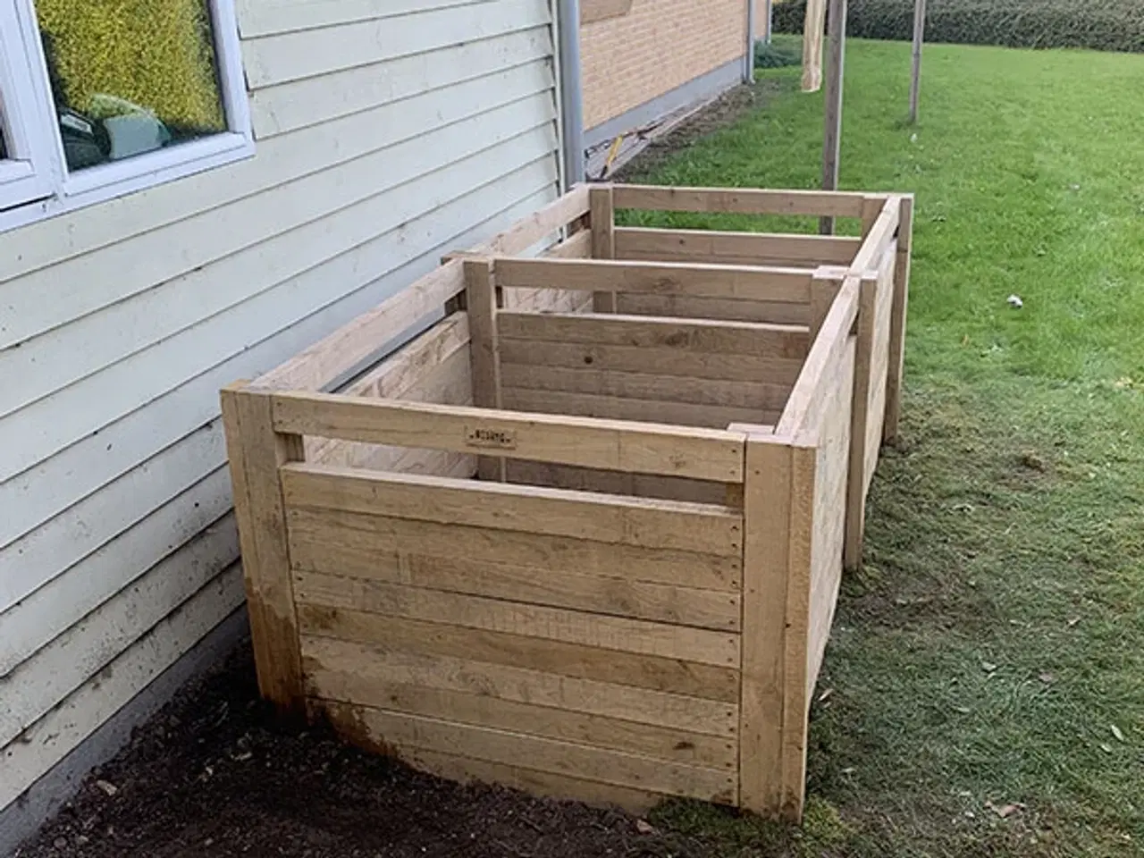 Billede 3 - Kompostbeholder, egetræ - byggesæt