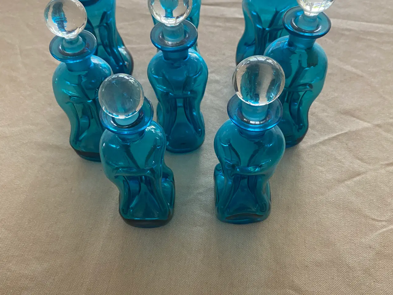 Billede 2 - Karaffel blå klukflaske