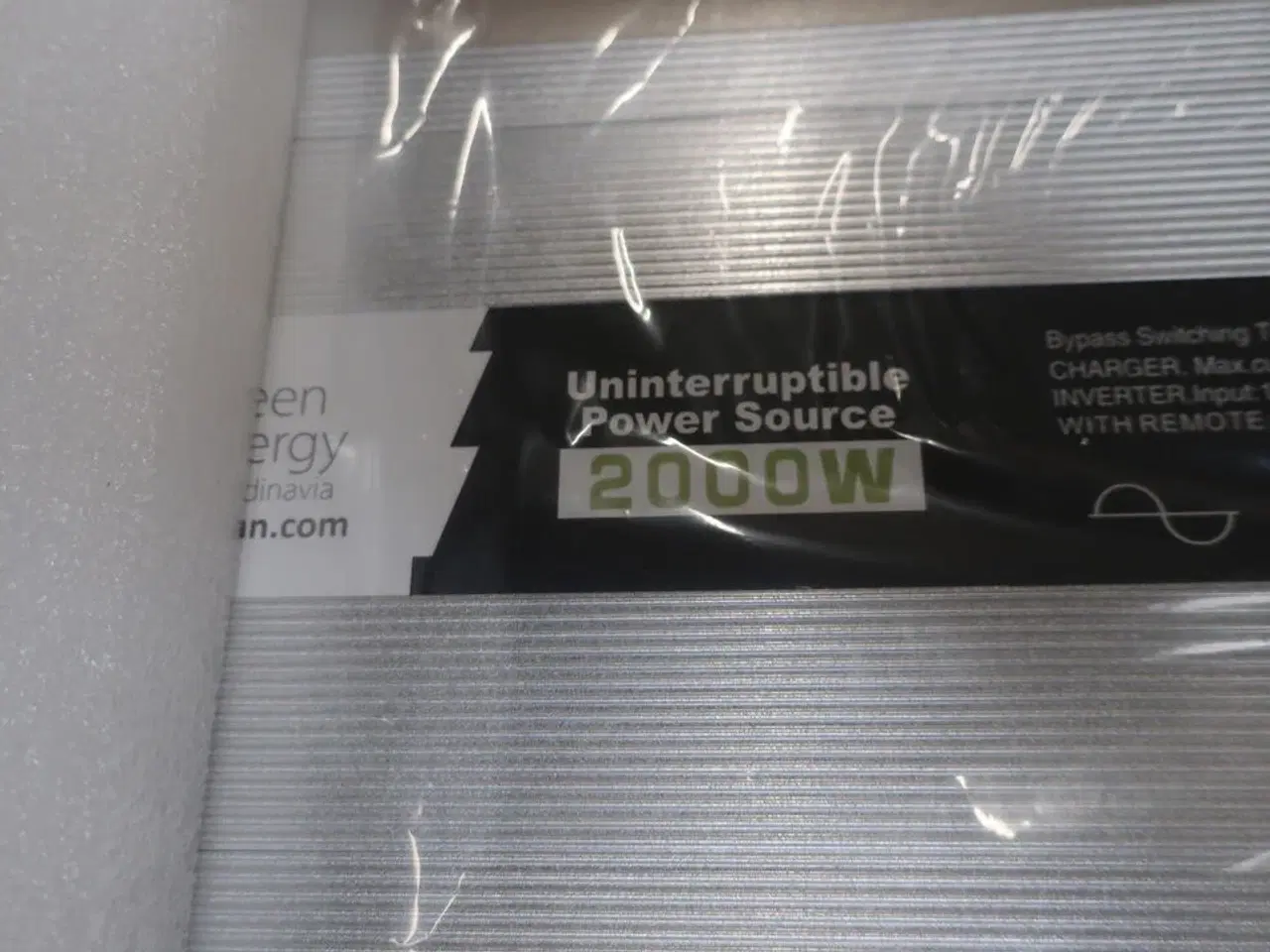 Billede 2 - Inverter GREEN ENERGY Pure Sine Wave 2000W