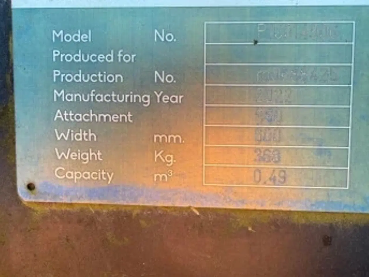 Billede 5 - 600mm Graveskovl 
