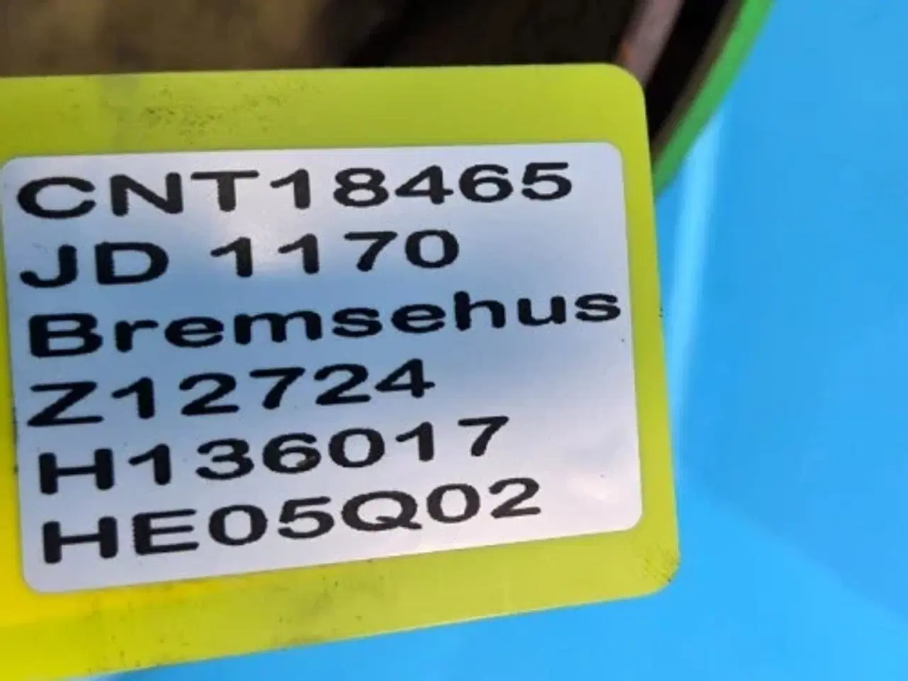 Billede 11 - John Deere 1170 Bremsehus Z12724