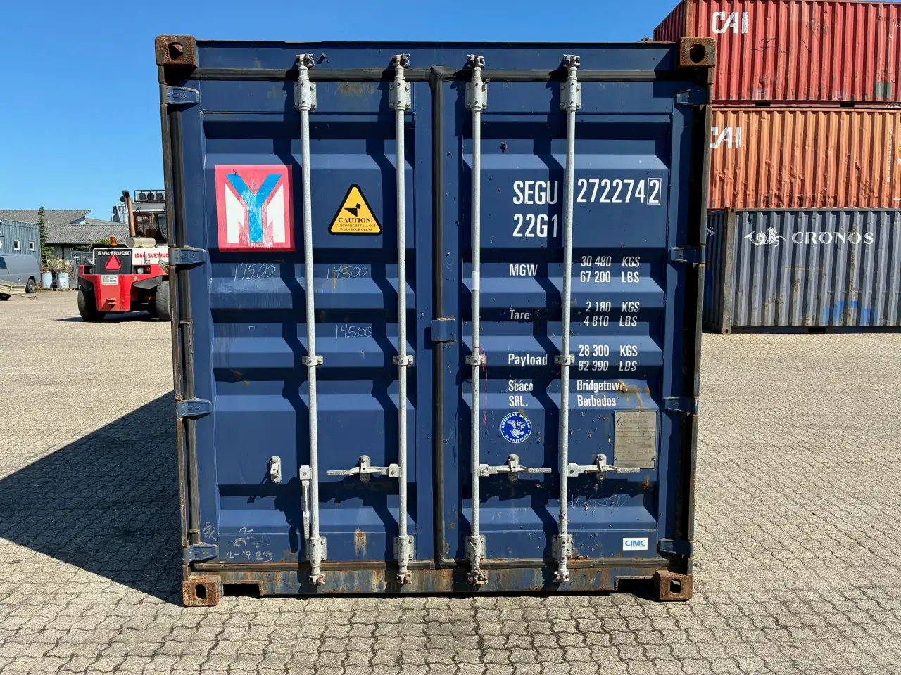 Billede 1 - 20 fods Container- ID: SEGU 272274-2