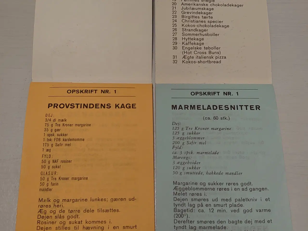 Billede 3 - 2stk vintage hæfter med kageopskrifter fra 1963-64