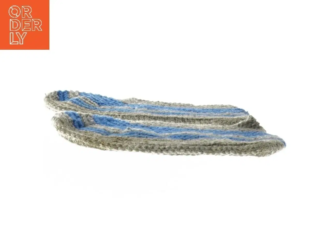 Billede 3 - Strikkede hjemmesko (str. 24 cm)