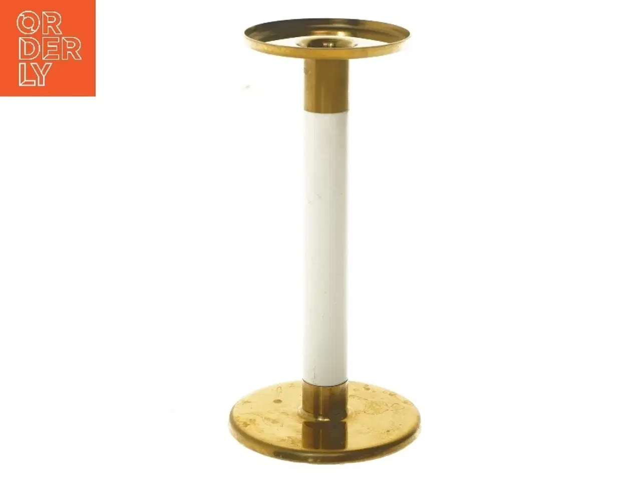 Billede 1 - Lysestage i metal (str. 21x10 cm)