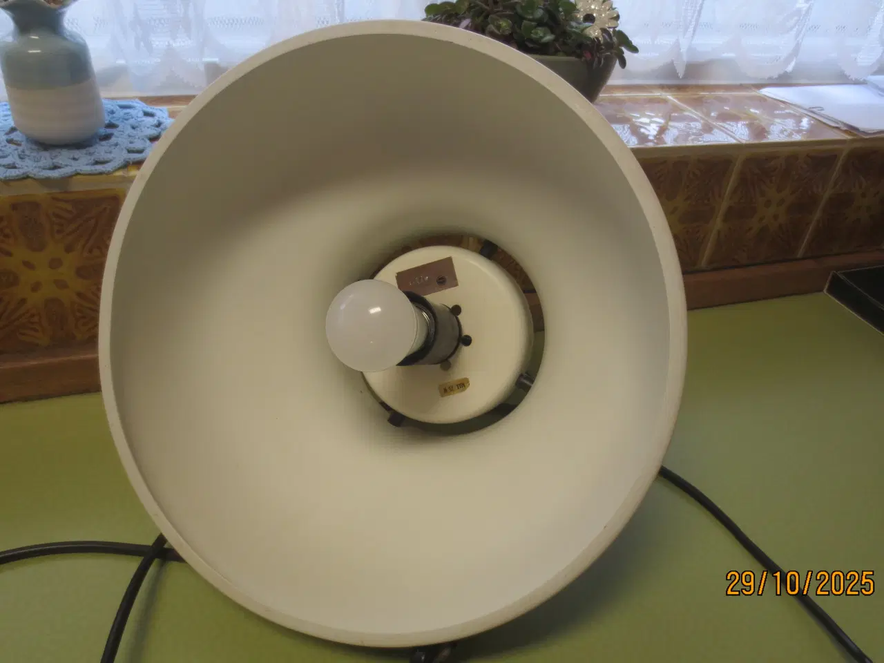 Billede 4 - 1 stk Retro Loftlampe Hvid