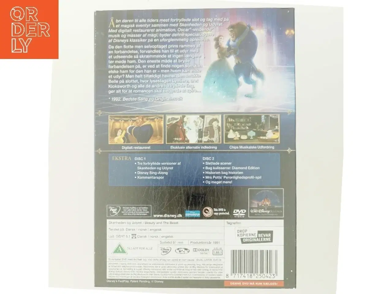 Billede 3 - Skønheden og uhyret fra Walt Disney (DVD)