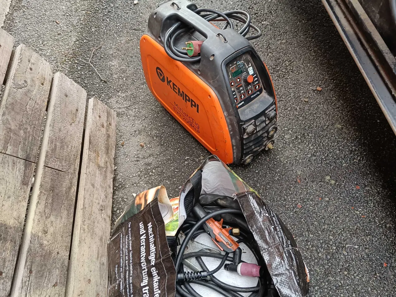 Billede 2 - Kemppi tig minarc 200 svejser med 10m kabel