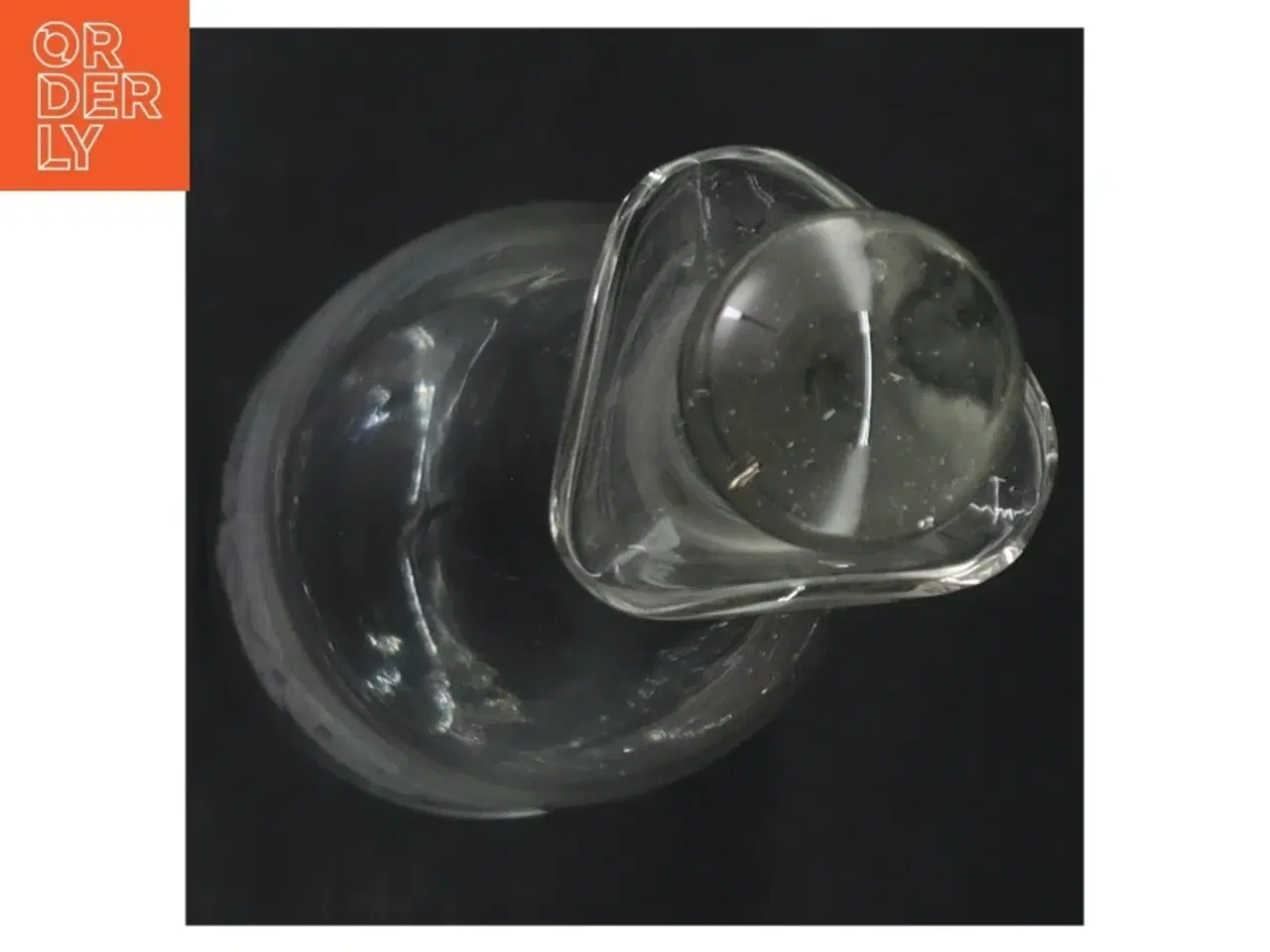 Billede 3 - Glas Snapseflaske (str. H. 30 cm. 7 cm)