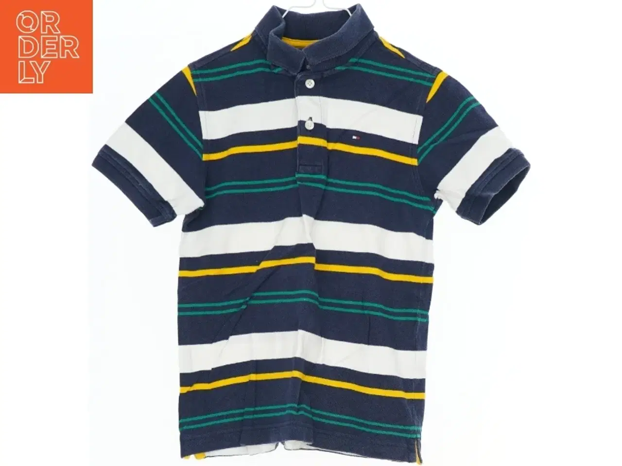 Billede 1 - Polo med striber fra Tommy Hilfiger (str. 122)
