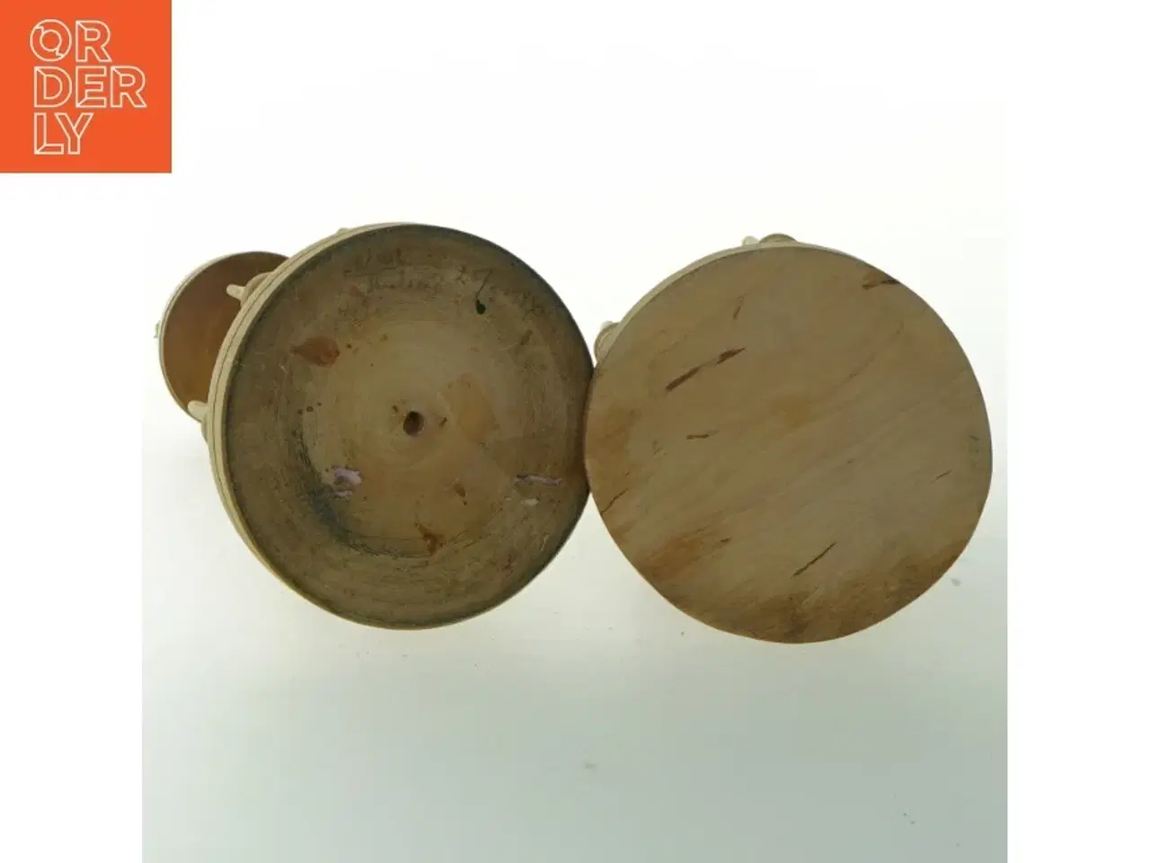 Billede 4 - Vintage træ sytilbehør med nålepuder (str. 18 cm. og 17 cm)