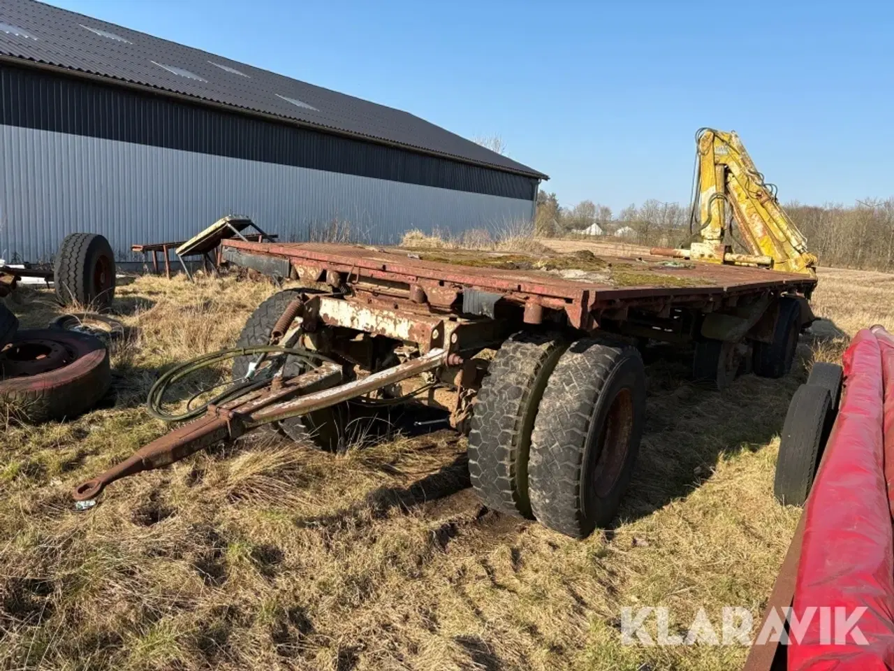 Billede 1 - Blokvogn Wabco med kran