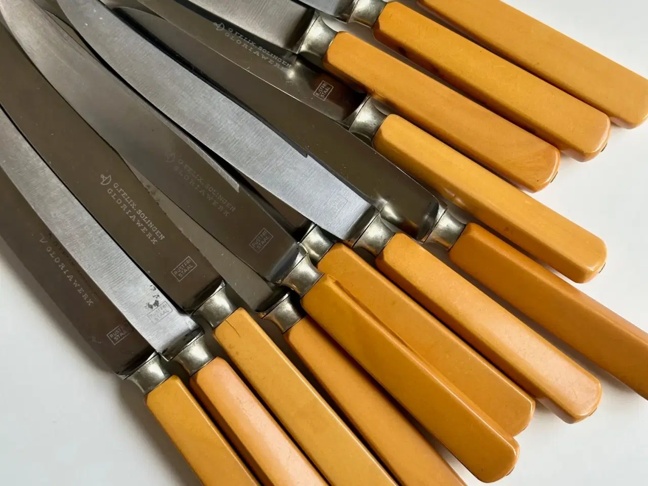 Billede 3 - Vintage knive, G. Felix Solingen, 12 stk samlet