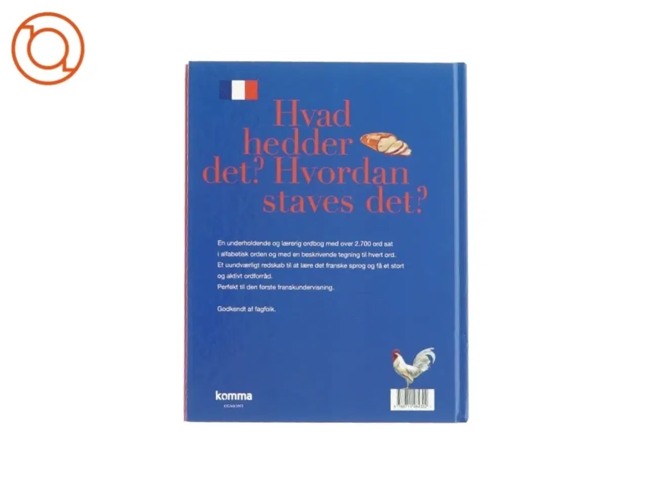 Billede 2 - Kommas skoleordbog fransk af henrik dahl (bog)
