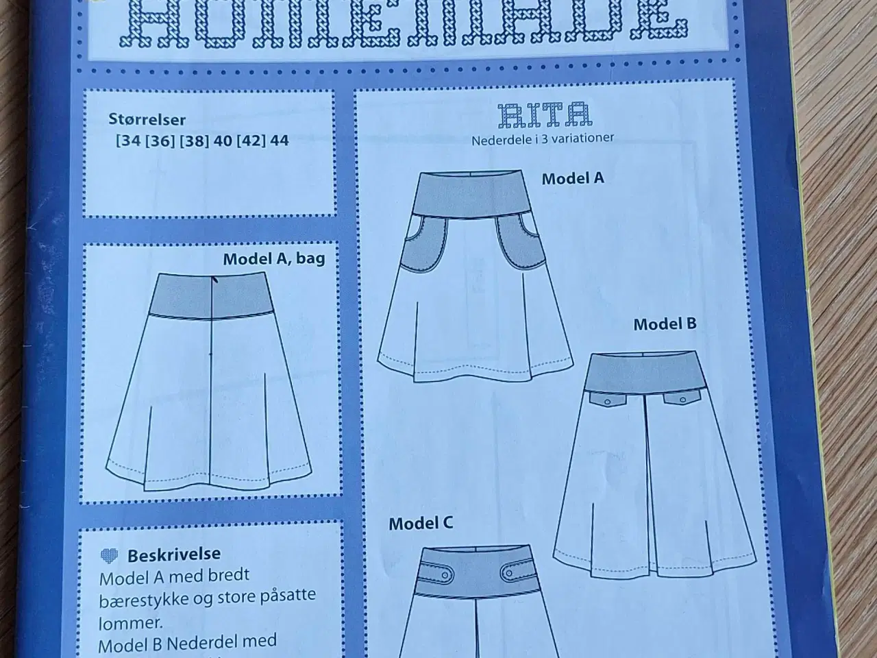 Billede 1 - Homemade symønster 