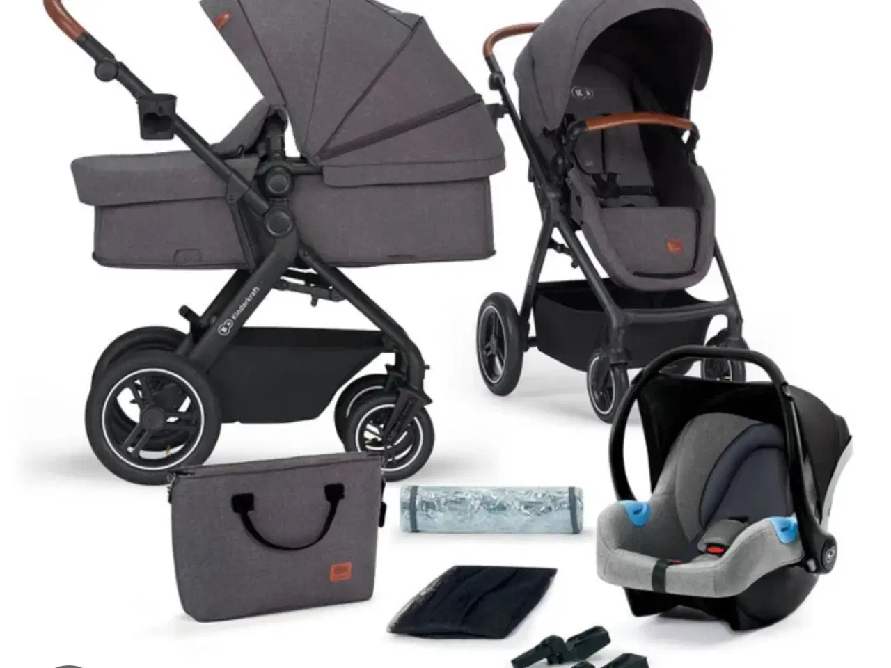 Billede 5 - Klapvogn kinderkraft 3 in 1 -   (med autostol)