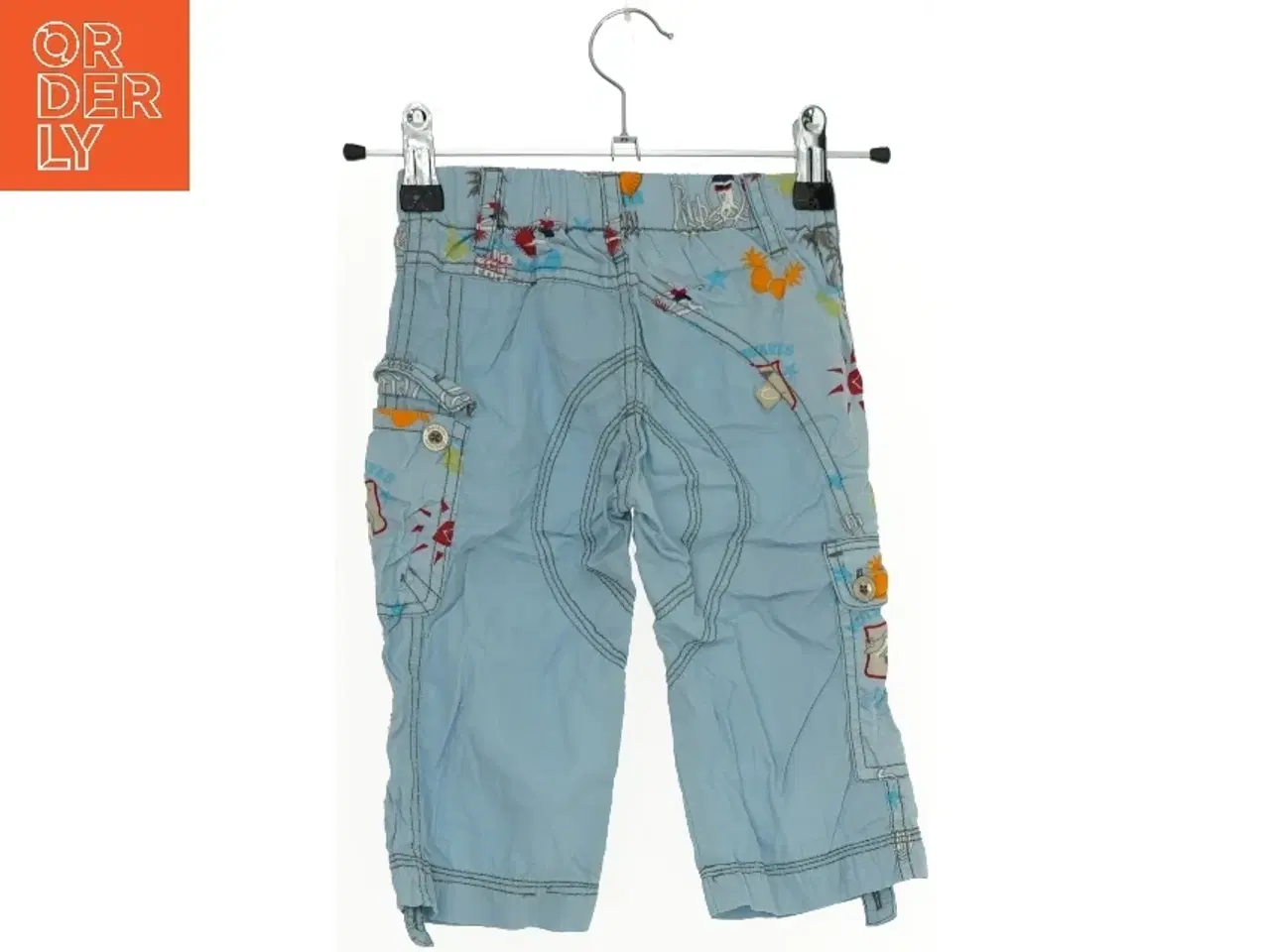 Billede 2 - Blå Bermudashorts med Grafisk Print fra Petibom (str. 80)