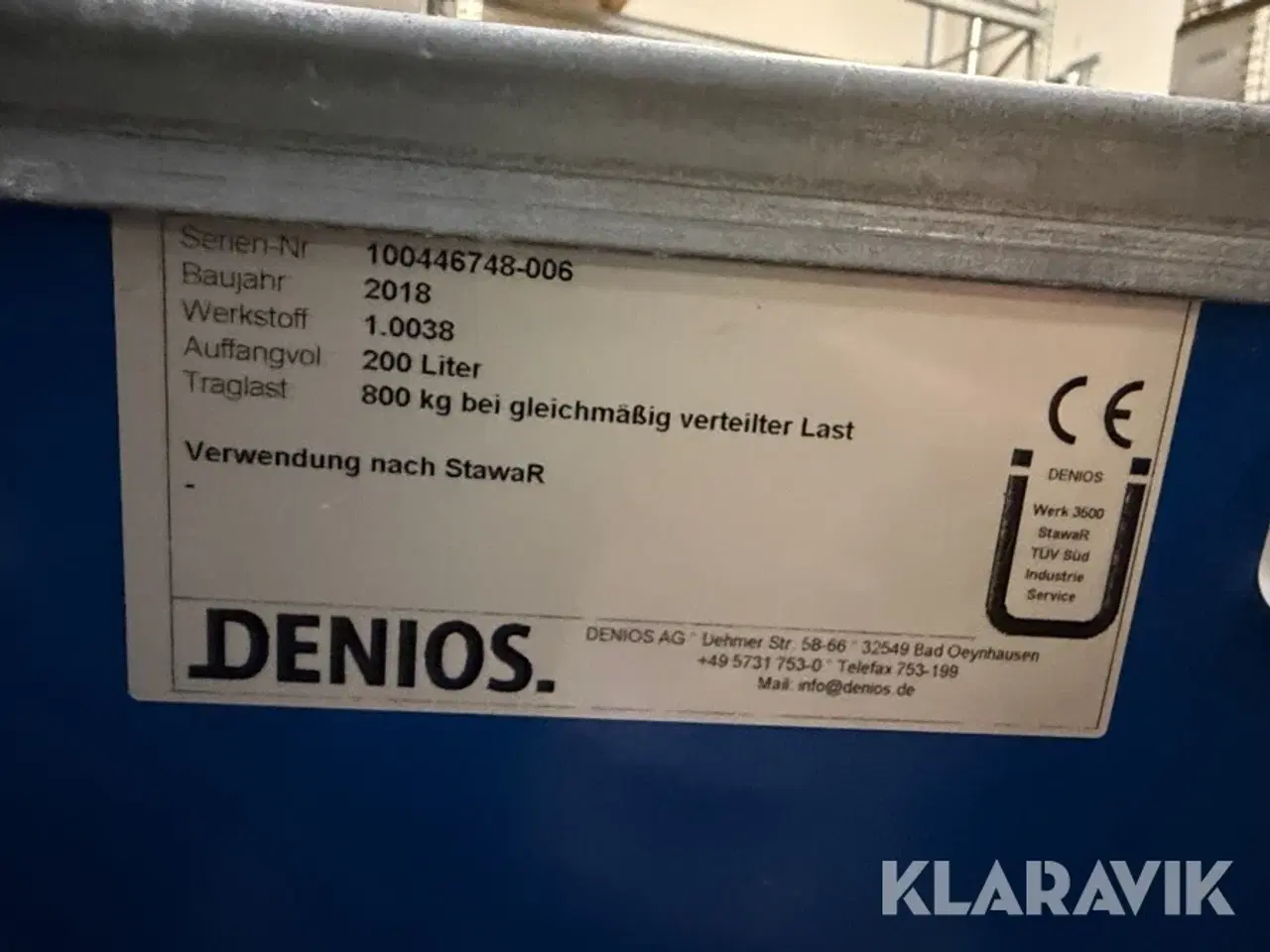 Billede 9 - Miljøkar Denios + ICM 3 styk