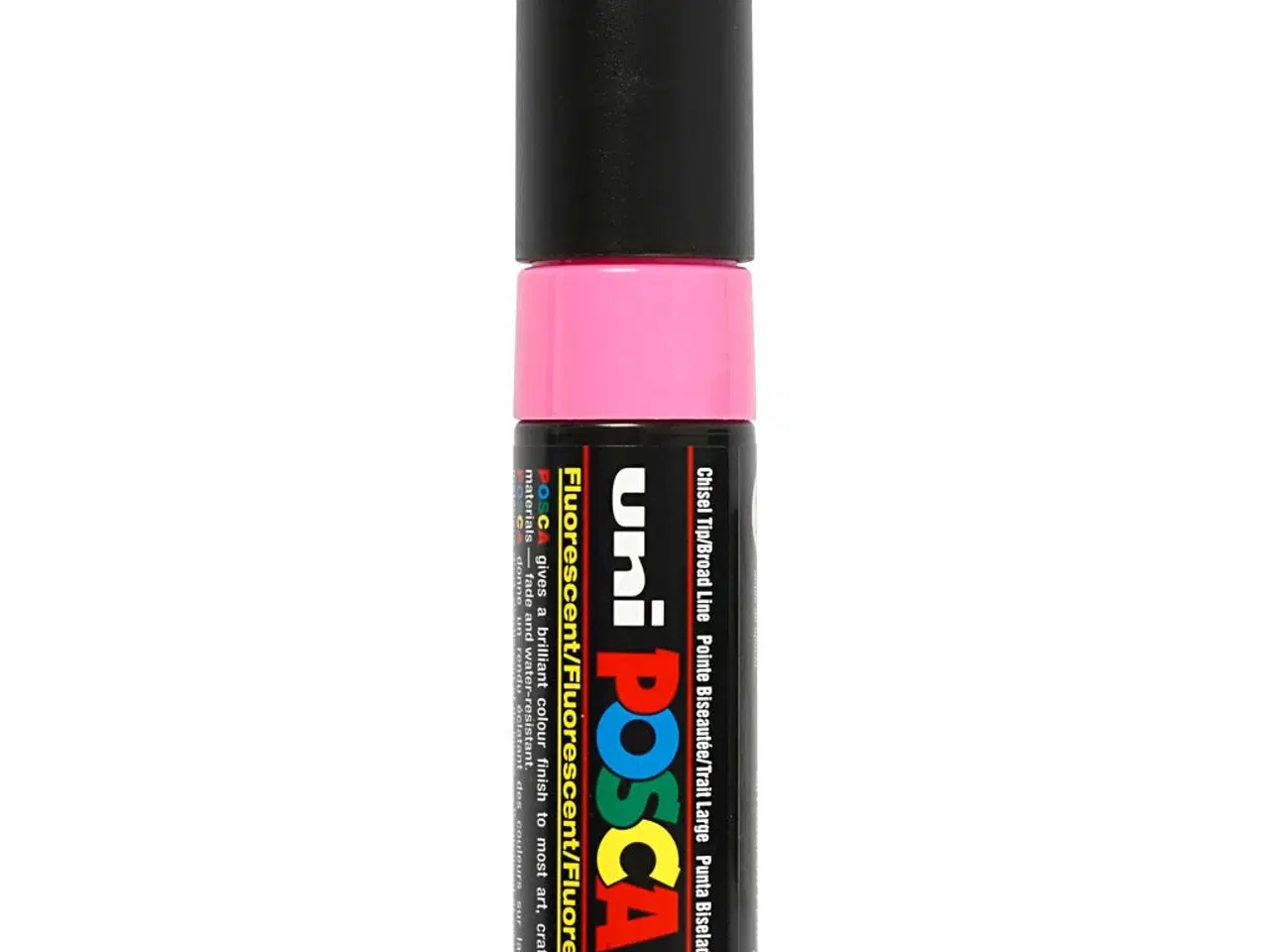 Billede 1 - Posca Tusch, PC-8K, streg 8 mm, broad, fluorescerende pink, 1 stk.
