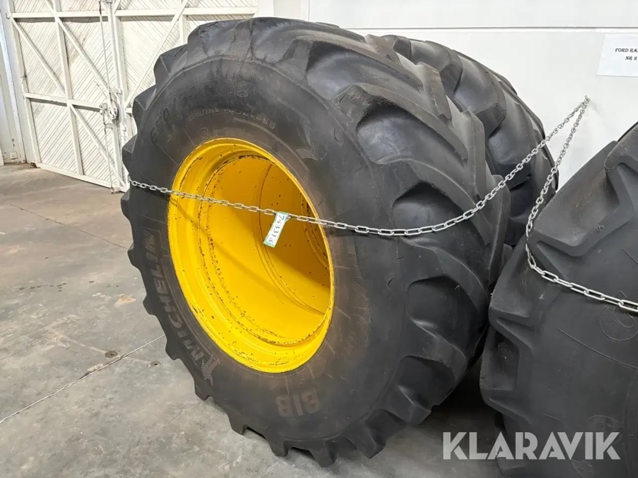 Billede 1 - Tvillingehjul Michelin MachXBib 2 styk + låse