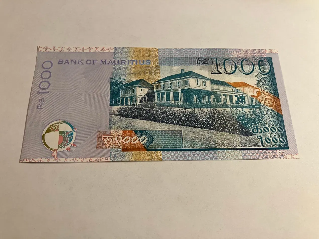 Billede 2 - 1000 Rupees Mauritius 2010