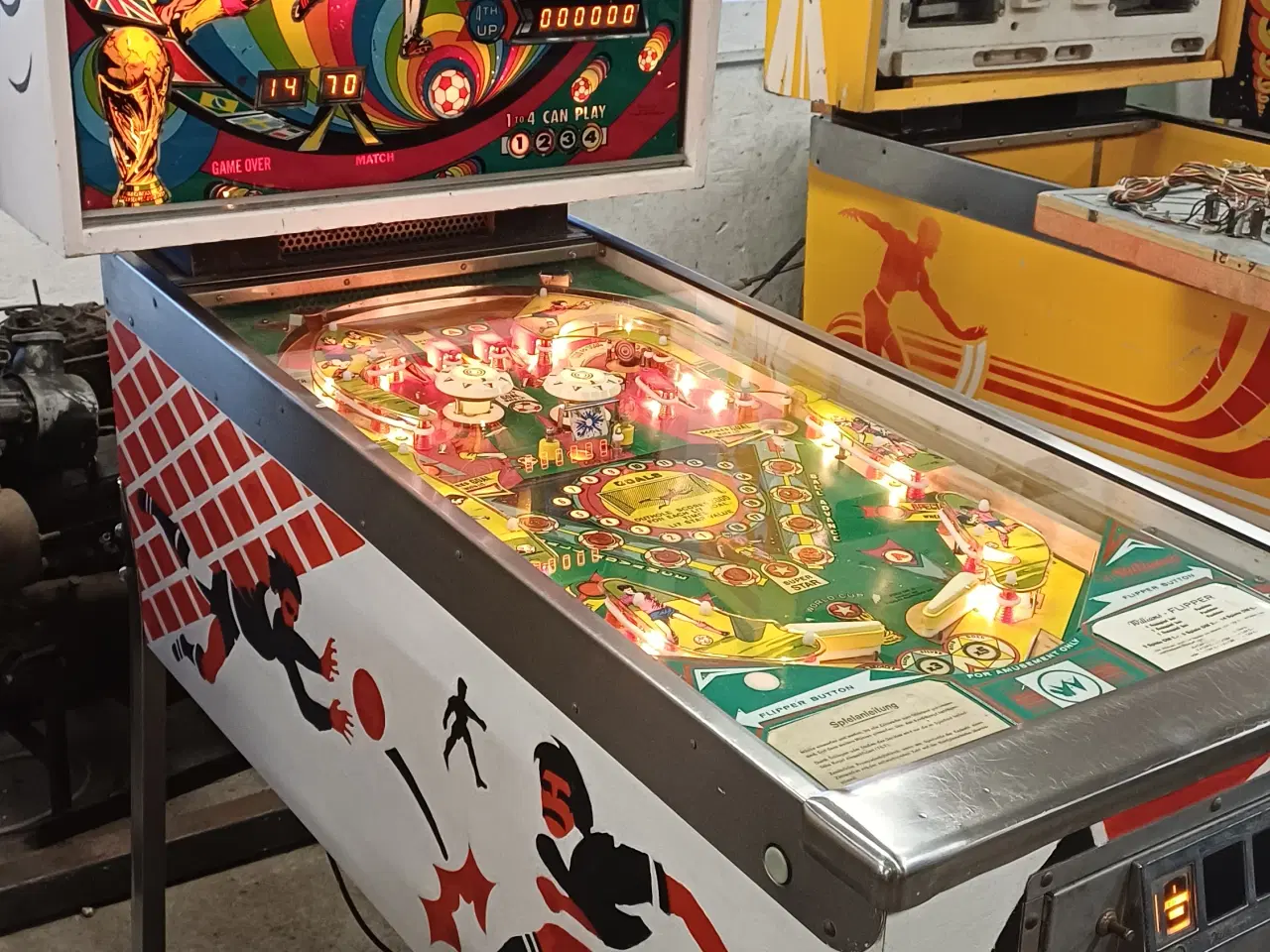 Billede 2 - Flippermaskine Williams World Cup 1978, nyistandsa