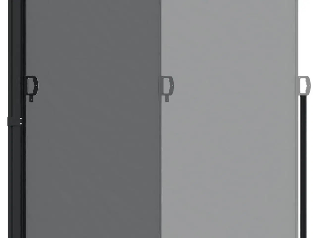 Billede 7 - Sidemarkise 180x300 cm sammenrullelig sort