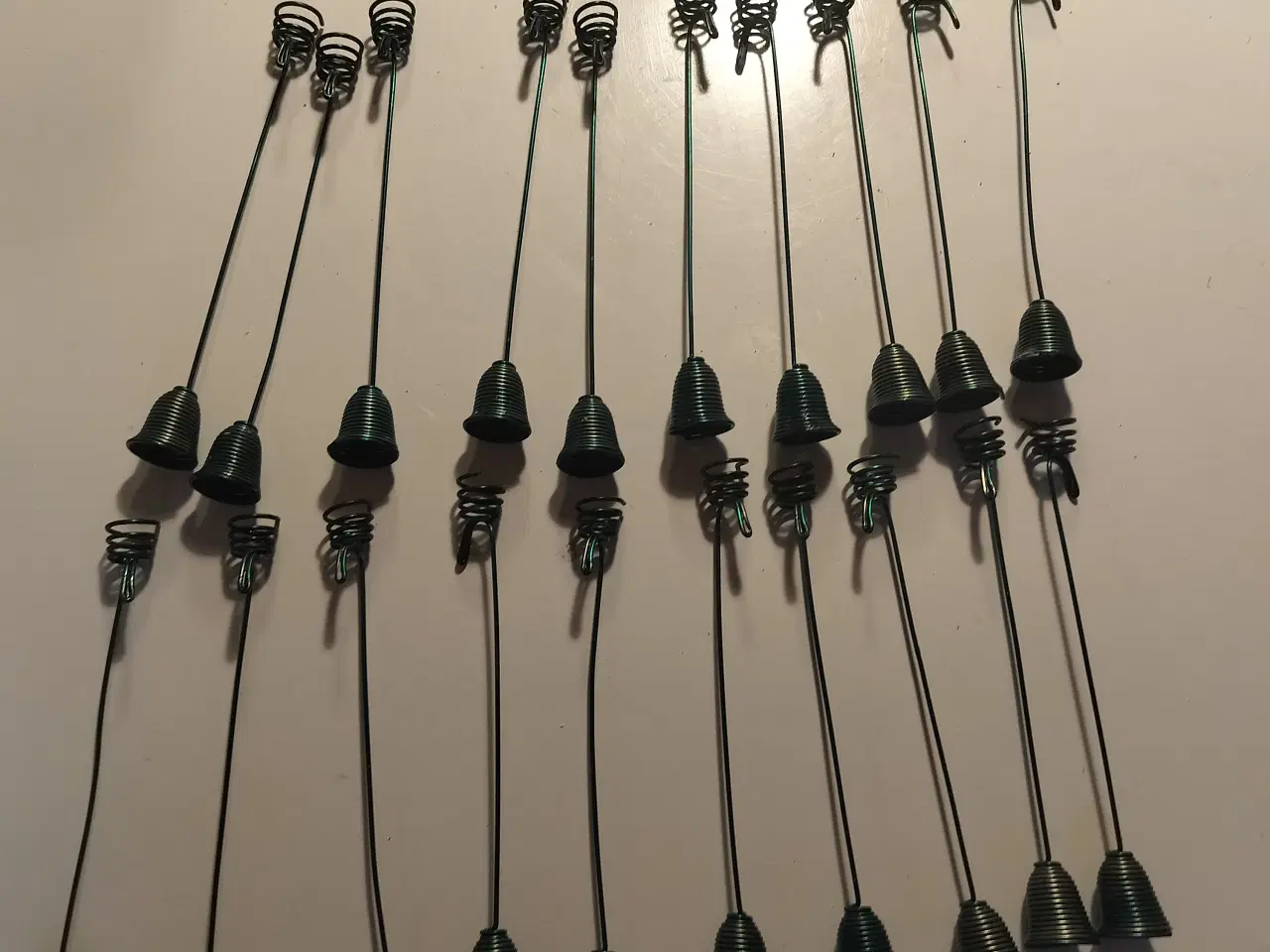 Billede 1 - julepynt gammelt Julelys holdere pæne grønne