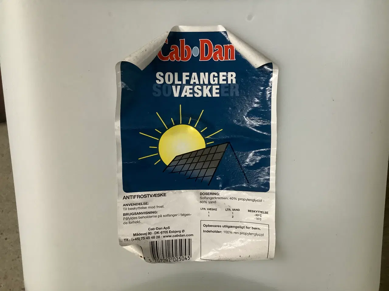 Billede 1 - Solfangervæske