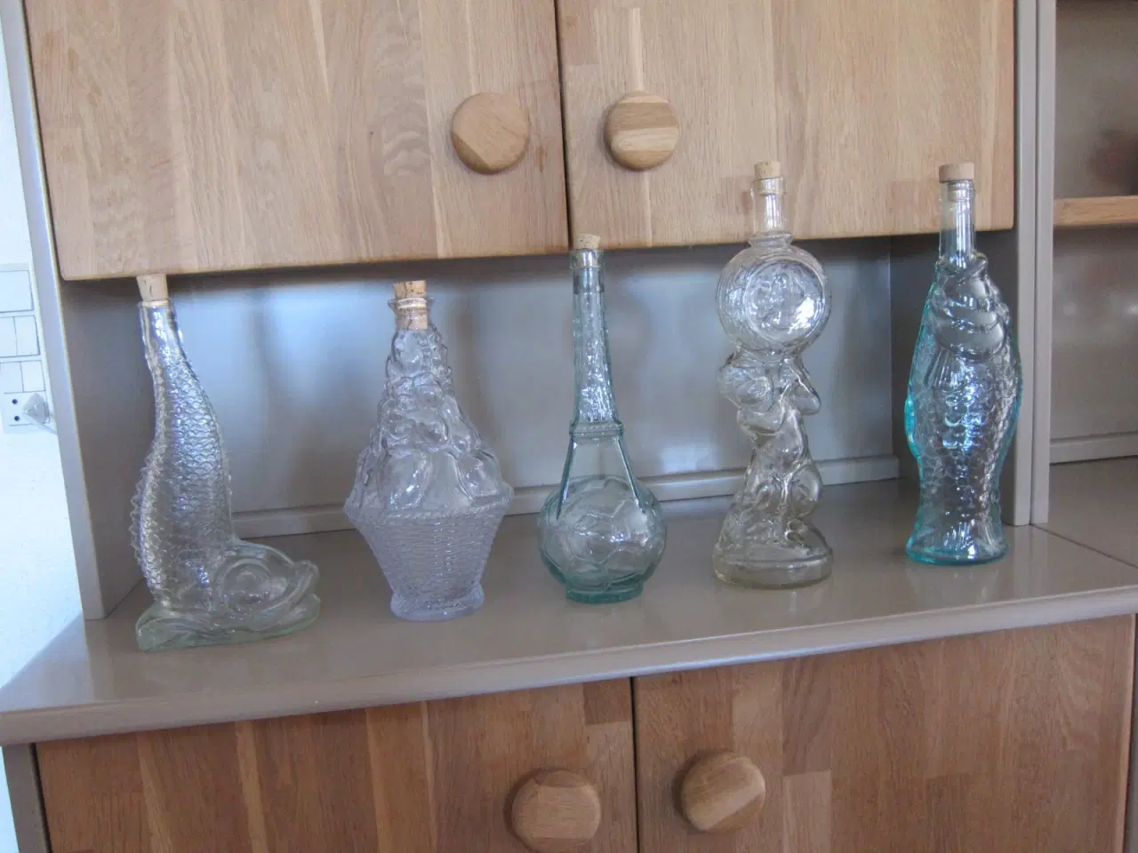 Billede 1 - Glas figur flasker.