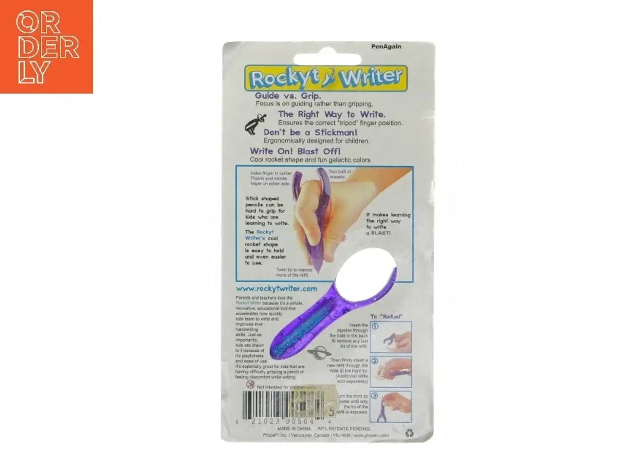 Billede 4 - Rockyt Writer Ergonomisk Blyant fra Rockyt Writer (str. ca. 9 cm)