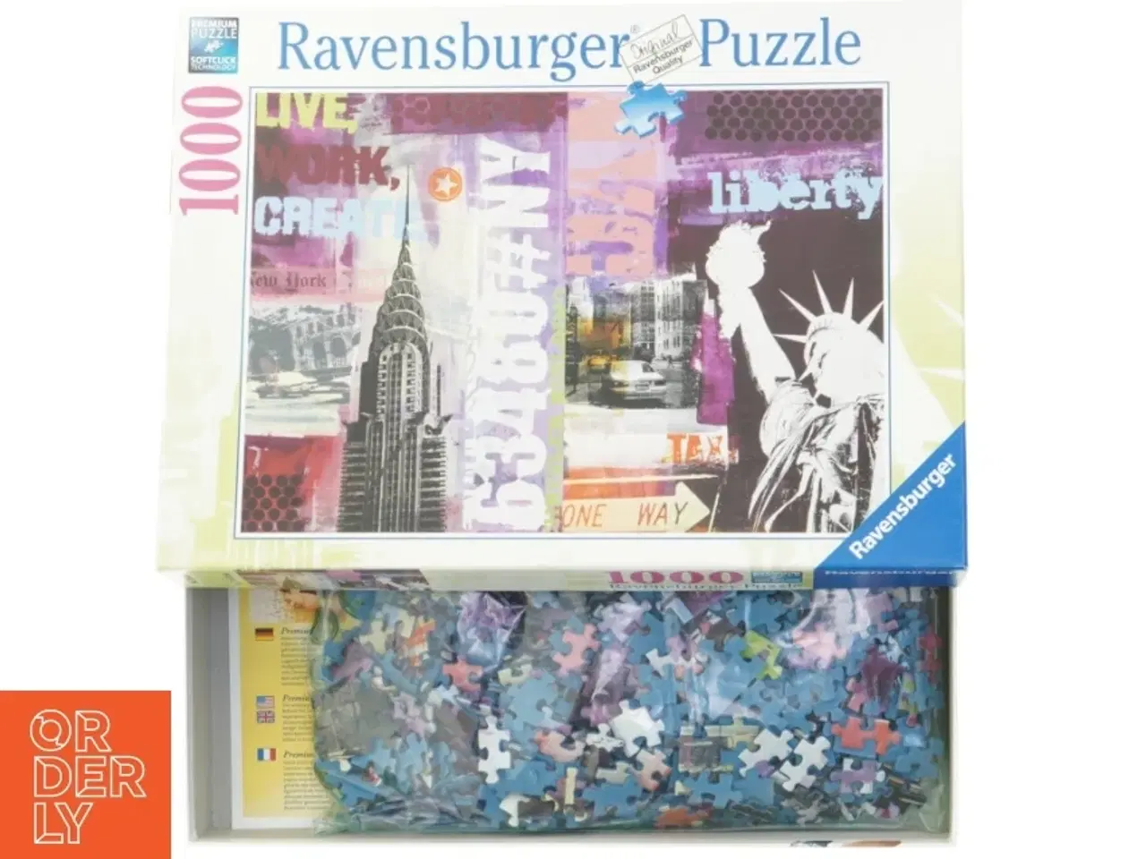 Billede 1 - Ravensburger puslespil - New York motiv fra Ravensburger (str. 70 x 50 cm)