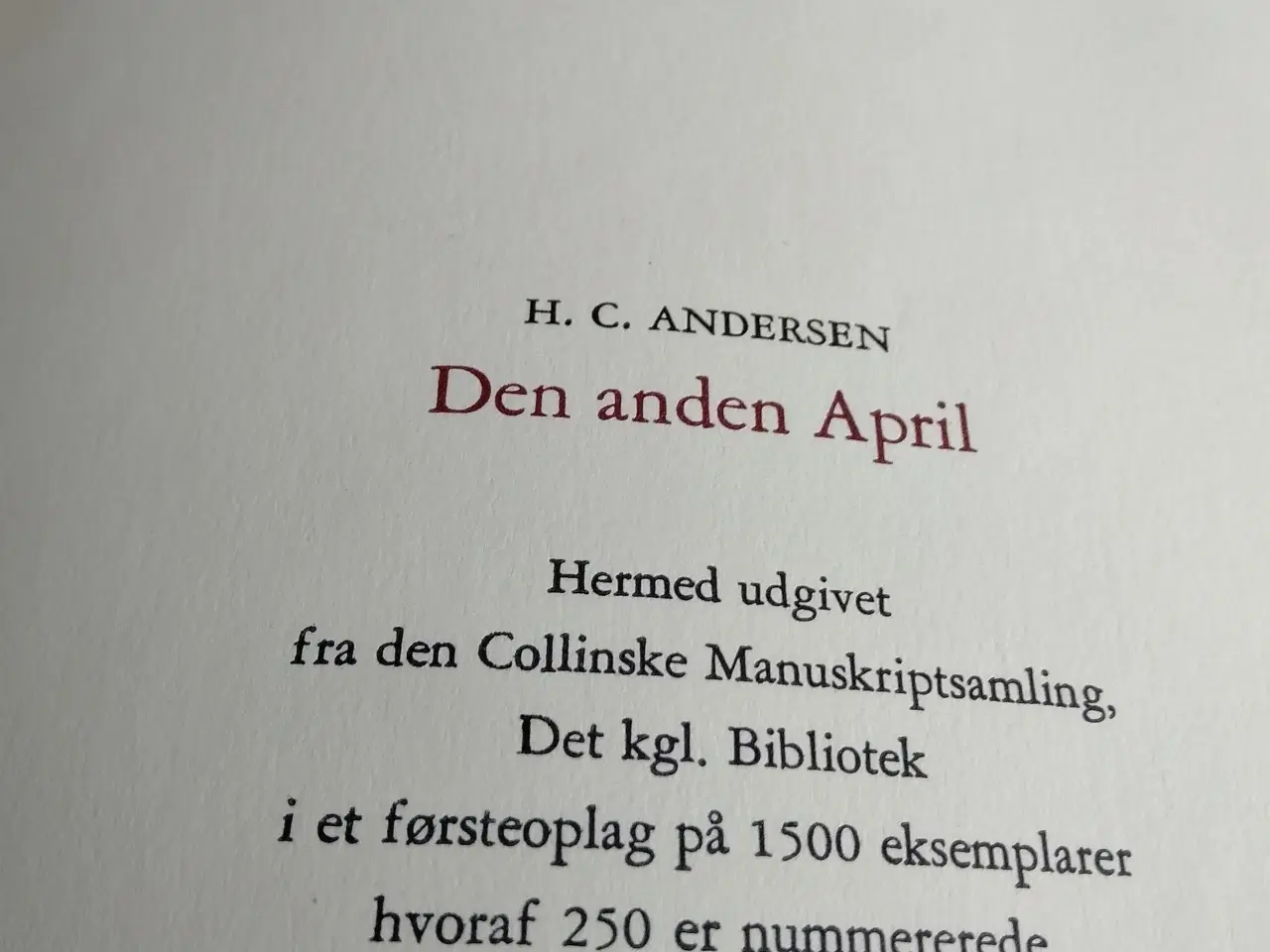 Billede 2 - Den anden april