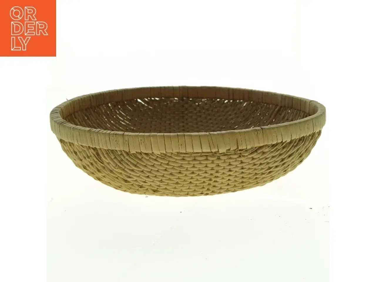 Billede 1 - Stor Fletkurv (str. Diameter, 31 cm h 8 cm)