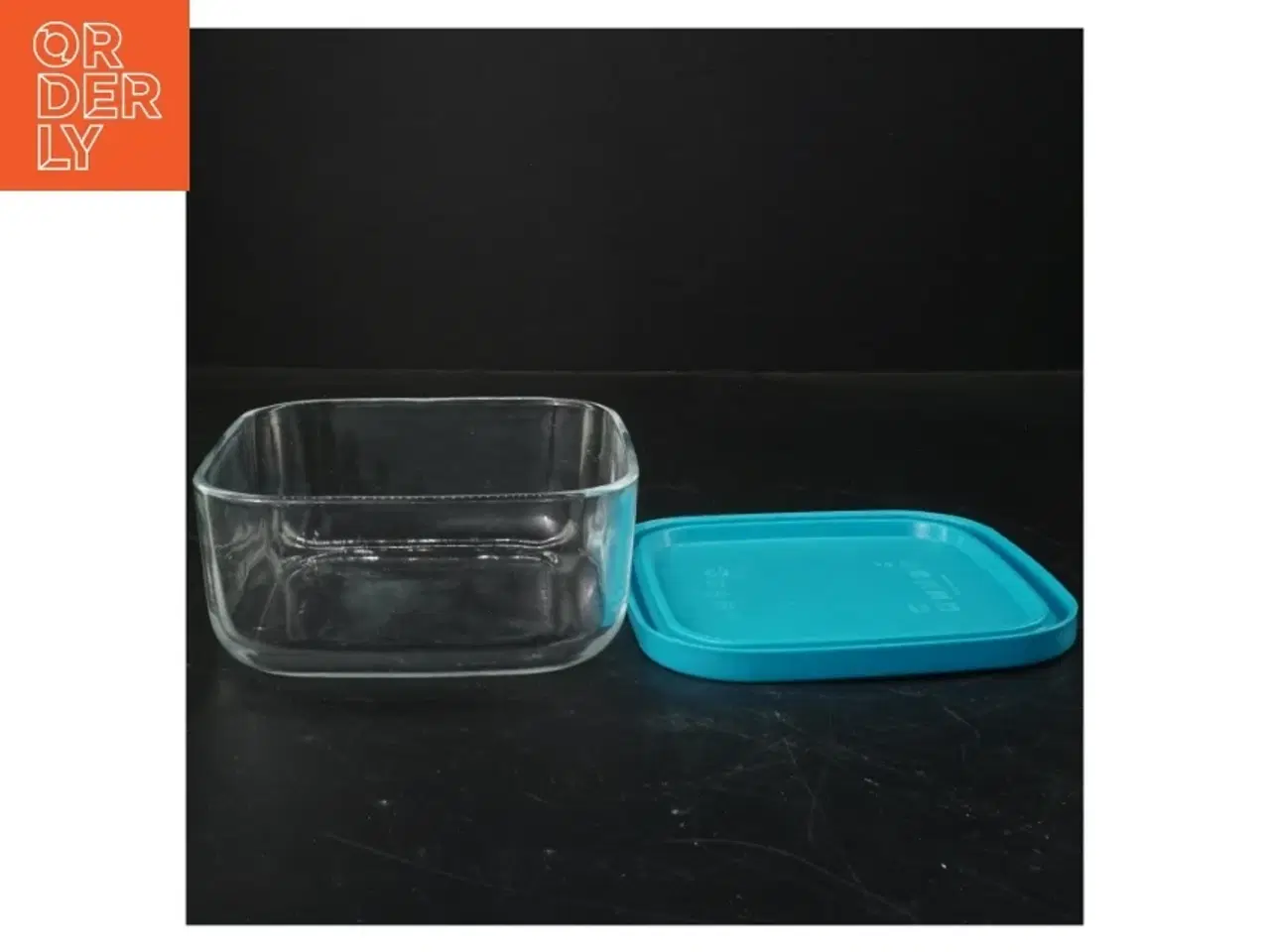 Billede 2 - Opbevaringsboks med låg fra Bormioli Rocco (str. 13x13x6 cm)