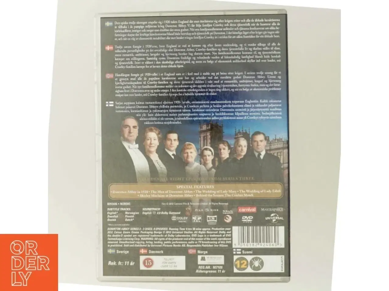 Billede 3 - Downton Abbey Sæson 3 DVD fra Universal Pictures