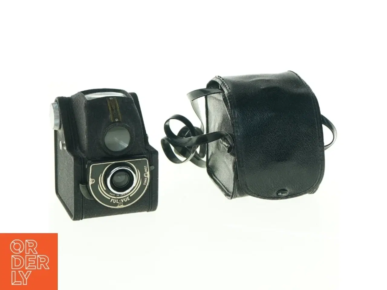 Billede 1 - Vintage Ensign Ful-Vue kamera med læderetui fra Ensign (str. 10 x 8 cm)