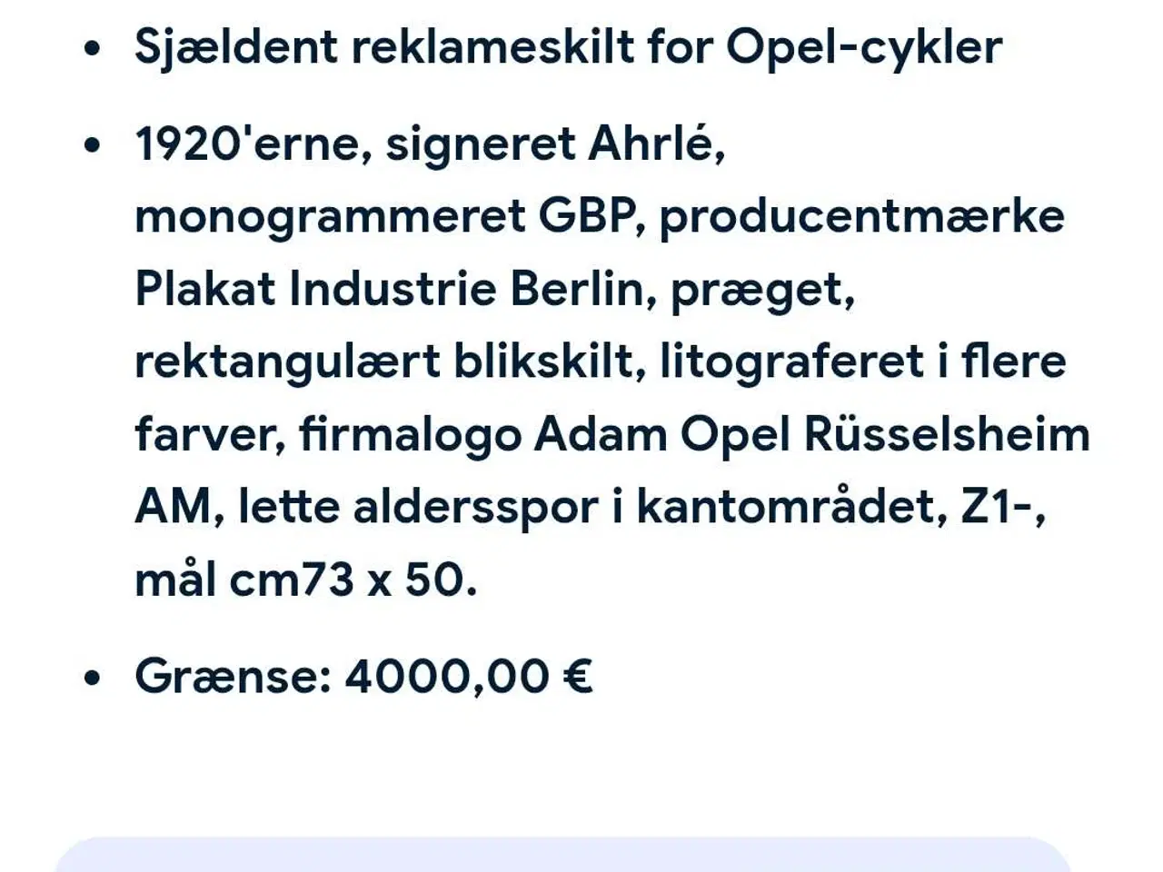 Billede 7 - Skilt fra Opel 