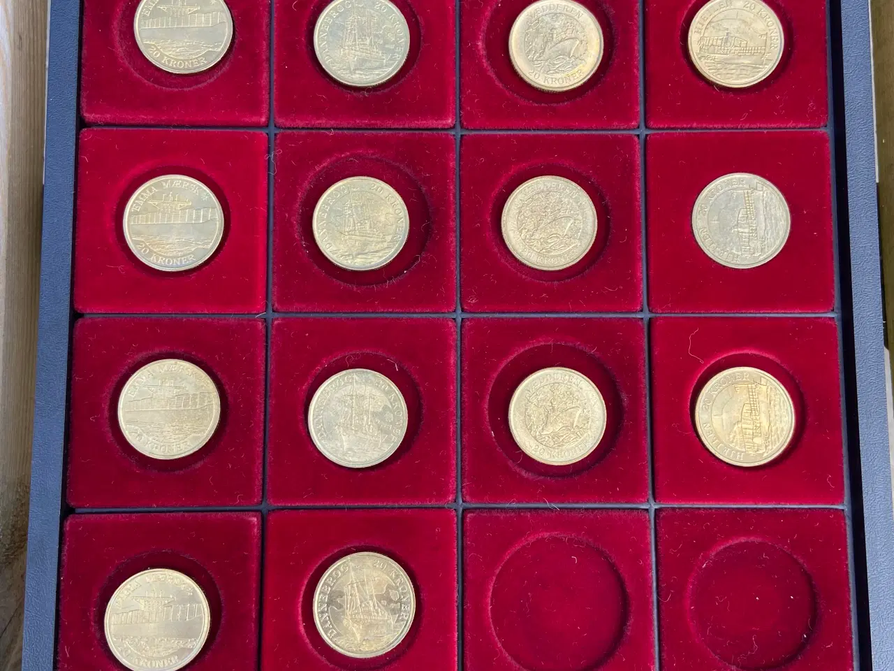 Billede 1 - Møntsamling 20 Kr mønter med motiv