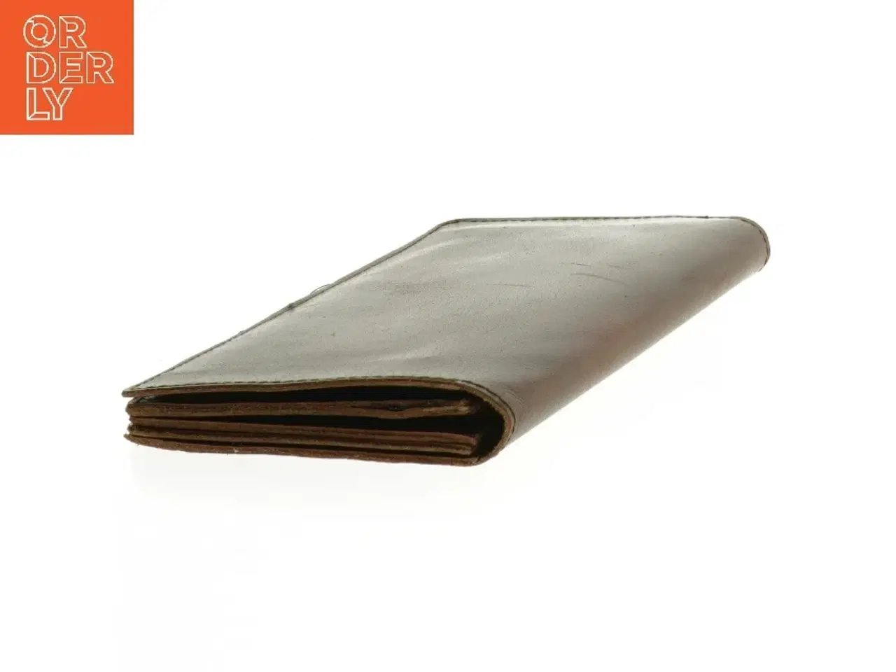 Billede 2 - Læder tegnebog (str. 18 x 10 cm)