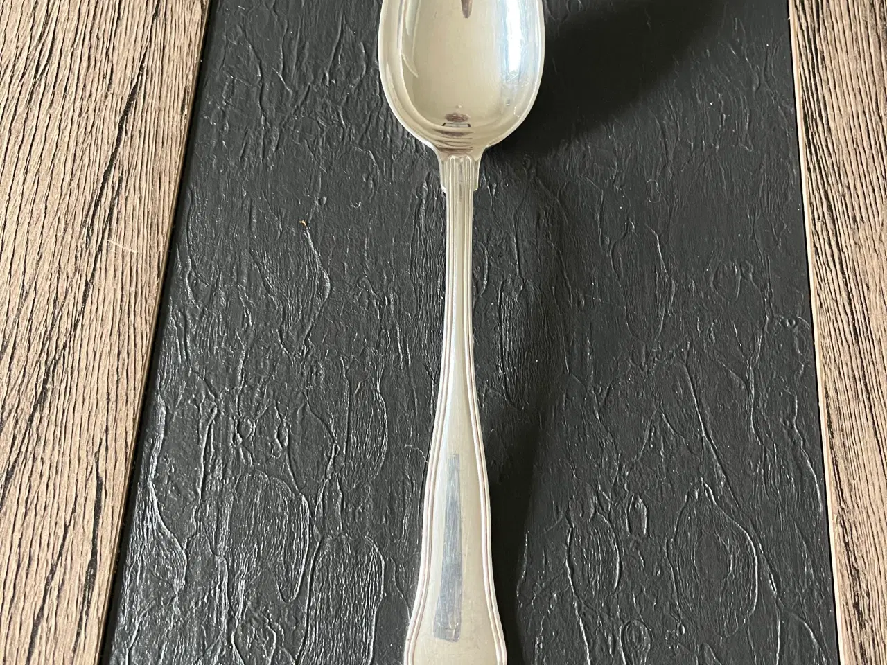 Billede 1 - Sølvske dobbelt riflet 19 cm