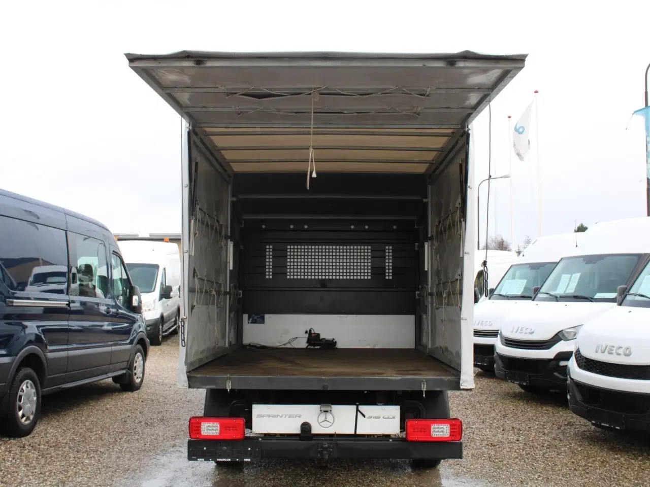 Billede 13 - Mercedes Sprinter 316 2,2 CDi A3 Mandskabsvogn m/lad aut. RWD