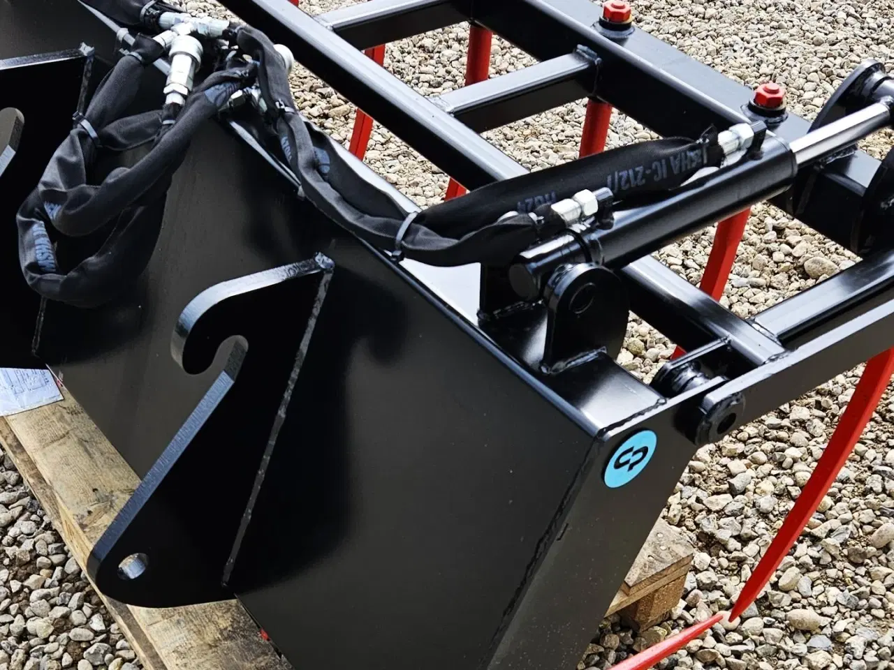 Billede 5 - CP Metal Siloklo / høj kvalitet / 110 - 150 cm / med valgfri ophæng og 2 stempler