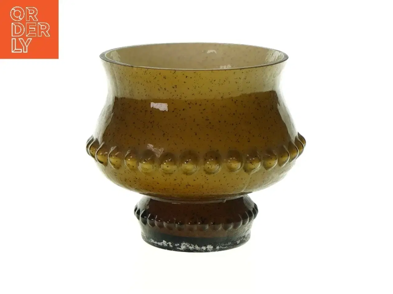 Billede 1 - Dekorativ glaskrukke fra Ukendt (str. HØ:14x13)