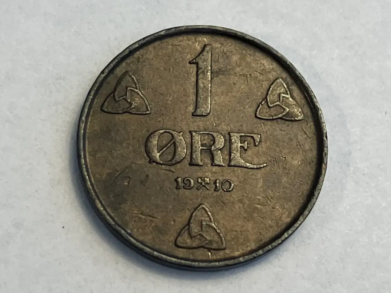 Billede 1 - 1 Øre 1910 Norge