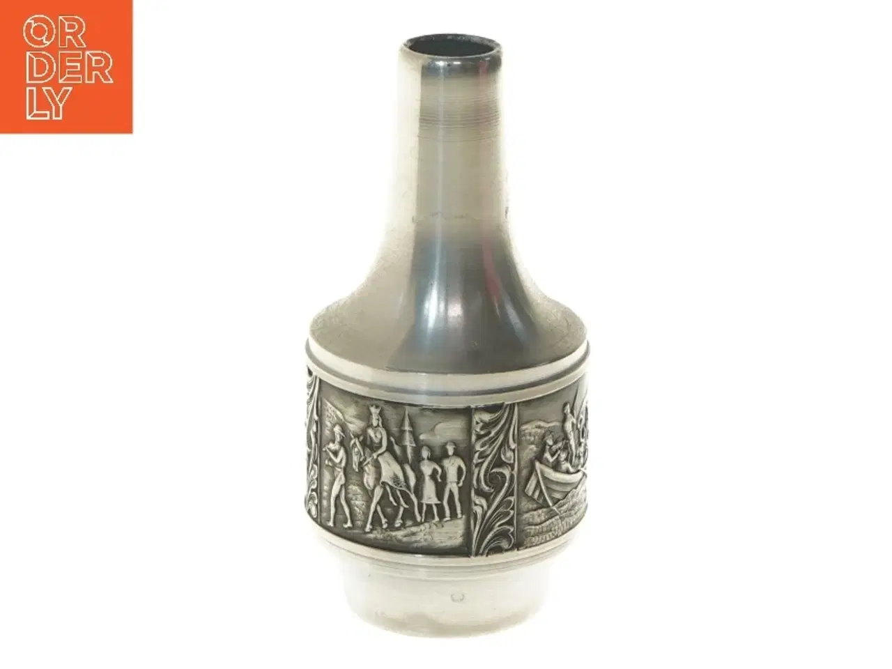 Billede 1 - Dekorativ vase med relief (str. 15 cm)