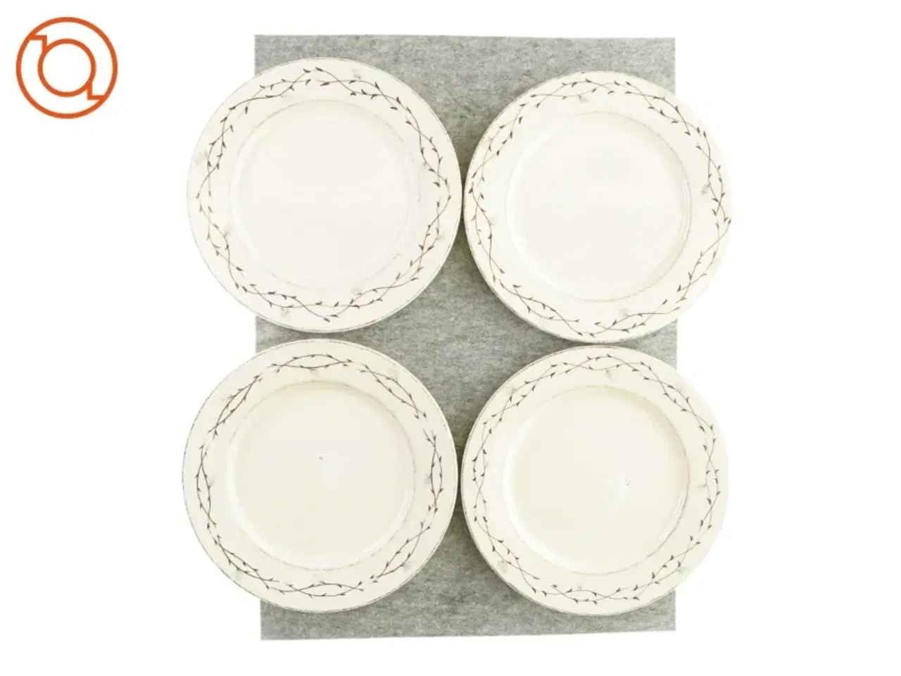 Billede 3 - Tallerkener med mønster (10 stk)