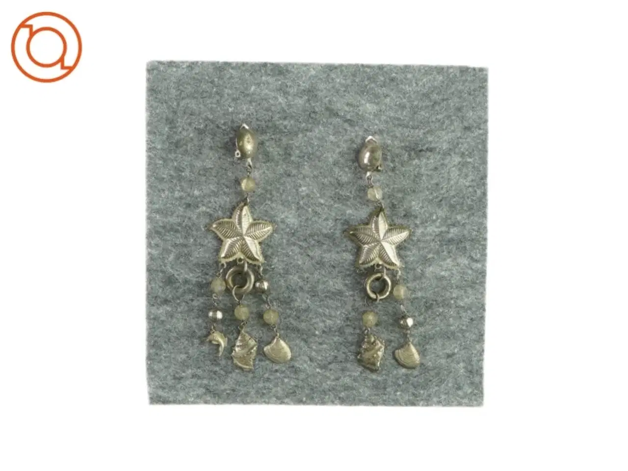 Billede 1 - Klips ørering med vedhæng