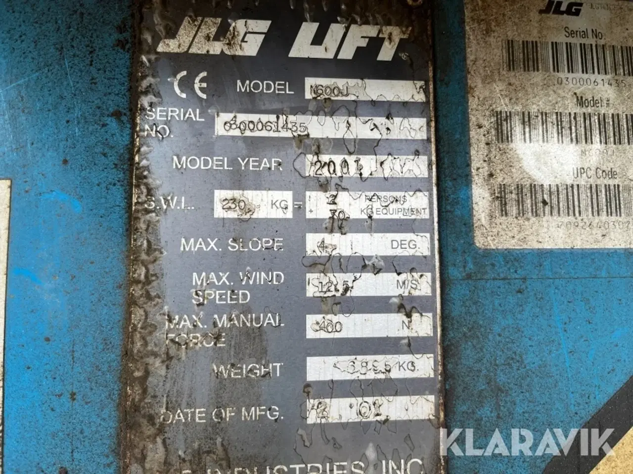 Billede 6 - Bomlift JLG M600J