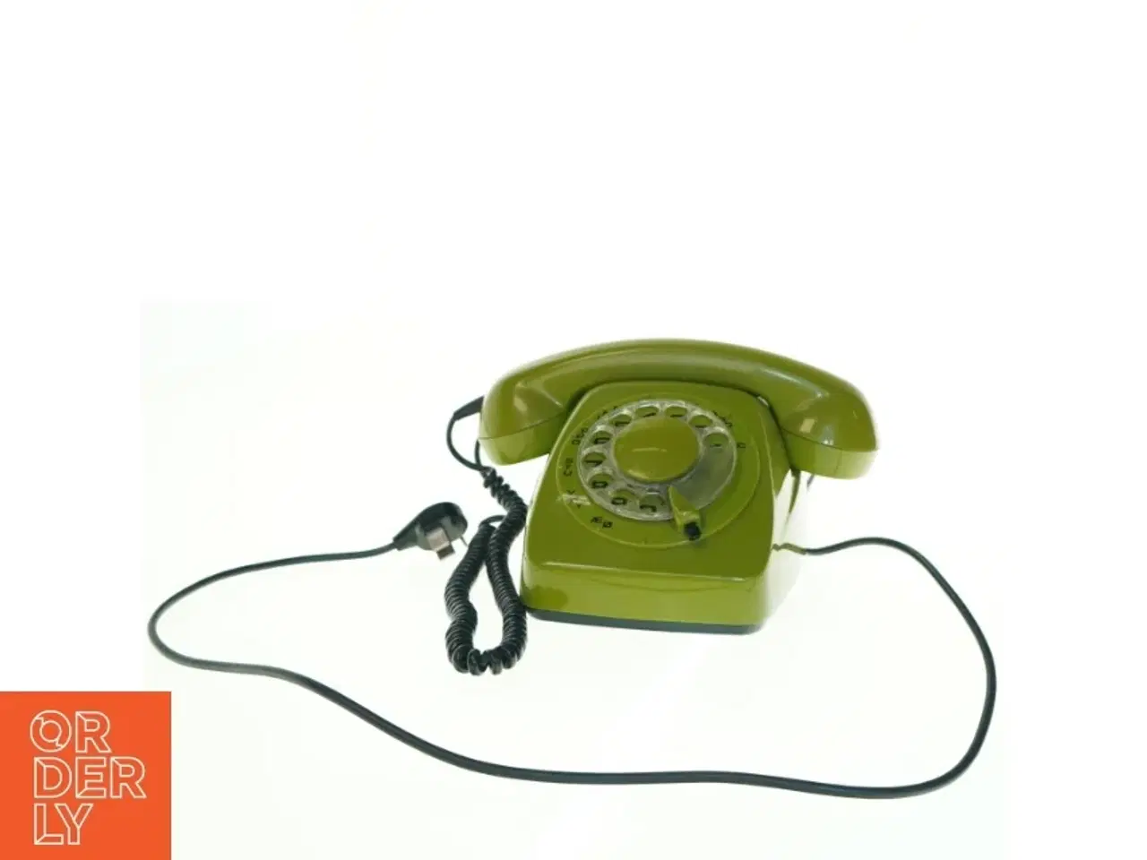 Billede 1 - Retro drejeskivetelefon fra Kirk (str. 20 x 15 cm)